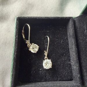 Elegant Silver Drop Earrings